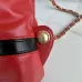 Chanel Chanel 22 Coco Mark Border Calf Leather Black/White/Red #A49197