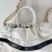 Chanel Chanel 22 Coco Mark Border Calf Leather Black/White/Red #A49197