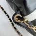Chanel Chanel 22 Coco Mark Border Calf Leather Black/White/Red #A49197