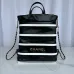 Chanel Chanel 22 Coco Mark Border Calf Leather Black/White/Red #A49197