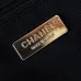 Chanel Leather and Sequin CC Logo Backpack Black/White #A49196