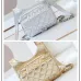 Chanel Mini F-Shaped Backpack, Champagne Gold Space Silver Diamond Checkered Tofu Bag #A49214