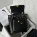 Leather backpack Chanel Black in Leather  #A49159