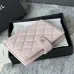 CHANEL Grained Calfskin Quilted passport Holder Wallet #A50709