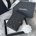 CHANEL Grained Calfskin Quilted passport Holder Wallet #A50709