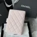 CHANEL Grained Calfskin Quilted passport Holder Wallet #A50709