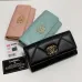 CHANEL Lambskin Quilted Chanel 19 Flap Wallet #A49138