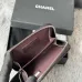 Chanel Classic Caviar Quilted Zip Card Holder Black Wallet #A49135