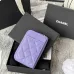 Chanel Classic Caviar Quilted Zip Card Holder Wallet  #A49136