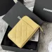 Chanel Classic Caviar Quilted Zip Card Holder Wallet  #A49136