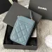 Chanel Classic Caviar Quilted Zip Card Holder Wallet  #A49136