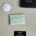 Chanel card holder with chain detail. #A45548
