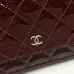 Chanel patent leather wallet for women #A45547