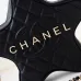 Authentic CHANEL AS4579 Shoulder bag Black/White/Golden #A49211