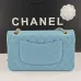CHANEL 18C Iridescent Tiffany Blue Caviar Medium #A50708