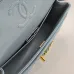 CHANEL 18C Iridescent Tiffany Blue Caviar Medium #A50708
