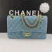 CHANEL 18C Iridescent Tiffany Blue Caviar Medium #A50708