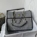 CHANEL CHEVRON V-stitch Coco Mark Shoulder Bag #A49165
