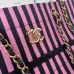CHANEL CHEVRON V-stitch Coco Mark Shoulder Bag #A49165
