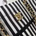 CHANEL CHEVRON V-stitch Coco Mark Shoulder Bag #A49165