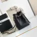 CHANEL Caviar Quilted Mini Bucket Bag Black #A49782