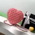 CHANEL Lambskin Quilted CC In Love Heart Bag Prupel/Red/White/Black #A49192