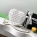 CHANEL Lambskin Quilted CC In Love Heart Bag Prupel/Red/White/Black #A49192