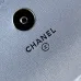 CHANEL Metallic Goatskin Quilted Star Flap Waist Belt #A49186