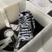 CHANEL Sequin Embroidered Medium Flap Black White #A49210