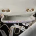 CHANEL Sequin Logo CC Small Single Flap White Multicolor #A49209