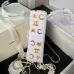 CHANEL Sequin Logo CC Small Single Flap White Multicolor #A49209
