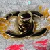 CHANEL Sequin Logo CC Small Single Flap White Multicolor #A49209