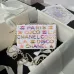 CHANEL Sequin Logo CC Small Single Flap White Multicolor #A49209