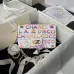 CHANEL Sequin Logo CC Small Single Flap White Multicolor #A49209
