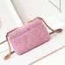 CHANEL Tweed Quilted Medium Chanel 19 Flap Pink #A49191