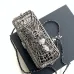 Chanel Birdcage minaudiere, Silver-tone metal &amp; strass, silvery &amp; crystal #A49171