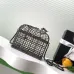 Chanel Birdcage minaudiere, Silver-tone metal &amp; strass, silvery &amp; crystal #A49171
