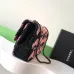 Chanel Black And White Sequin Graffiti Logo Medium Classic #A49169