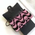 Chanel Black And White Sequin Graffiti Logo Medium Classic #A49169