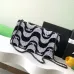 Chanel Black And White Sequin Graffiti Logo Medium Classic #A49169
