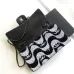 Chanel Black And White Sequin Graffiti Logo Medium Classic #A49169