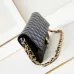 Chanel Lambskin Clutch Bag Rectangle Crossbody Gold-Tone Hardware Designer Handbag  #A49222