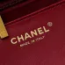 Chanel Lambskin Clutch Bag Rectangle Crossbody Gold-Tone Hardware Designer Handbag  #A49222