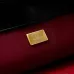Chanel Lambskin Clutch Bag Rectangle Crossbody Gold-Tone Hardware Designer Handbag  #A49222