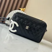 Chanel Ligne Cambon Camera Bag - Black Shoulder Bags #A49788