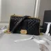 Chanel Shoulder Bag le boy Size:25cm #A48158