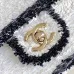Chanel - Small Sequin Flap - White/Black #A50221