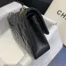 Chanel Women's cross-body bag in black Top grade version lambskin classic flap top quality #999925121