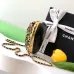 NIB 23S Chanel Caged Heart Minaudière Evening Clutch Bag Gold Black #A49201