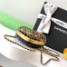 NIB 23S Chanel Caged Heart Minaudière Evening Clutch Bag Gold Black #A49201